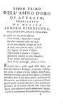 Apuleio - Dell'asino d'oro, traslato da Agnolo Firenzuola in lingua toscana - Parigi 1781 Apuleio - Dell'asino d'oro, traslato da Agnolo Firenzuola in lingua toscana - Parigi 1781