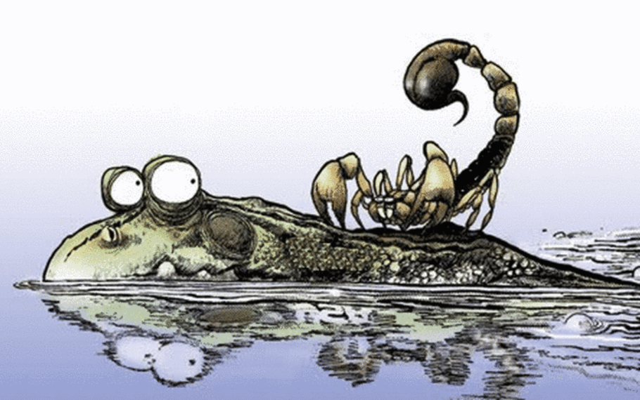 Esopo - La rana e lo scorpione Esopo - La rana e lo scorpione