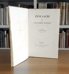 Alessandro Manzoni - Inni sacri - Milano, Ferrario 1822 (rara seconda edizione) Alessandro Manzoni - Inni sacri - Milano, Ferrario 1822 (rara seconda edizione)