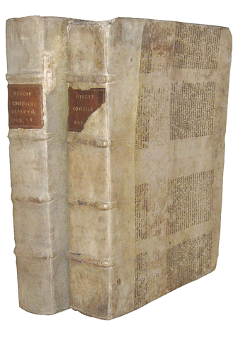 Un capolavoro giuridico: Filippo Decio - Consilia sive responsa - Lugduni 1556 (due volumi in folio) Un capolavoro giuridico: Filippo Decio - Consilia sive responsa - Lugduni 1556 (due volumi in folio)