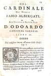 Politica e Controriforma: Fabio Albergati - Il Cardinale - Roma, per Giacomo Dragonelli 1664 Politica e Controriforma: Fabio Albergati - Il Cardinale - Roma, per Giacomo Dragonelli 1664