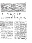 Carlo Costanzo Rabbi - Sinonimi ed aggiunti italiani - Venezia 1751 (bellissima legatura coeva) Carlo Costanzo Rabbi - Sinonimi ed aggiunti italiani - Venezia 1751 (bellissima legatura coeva)