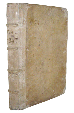 Diritto comune: Cristoforo Porzio - In tres priores Institutionum libros commentarii - Venezia 1591 Diritto comune: Cristoforo Porzio - In tres priores Institutionum libros commentarii - Venezia 1591
