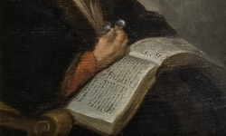 Old woman reading - seconda met� del Seicento (olio su tavola in rovere di area fiamminga) Old woman reading - seconda met� del Seicento (olio su tavola in rovere di area fiamminga)