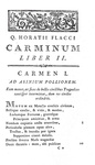 L'opera di Orazio in una bella edizione Barbou: Horatius - Carmina (Satyrarum, Epistolae...) - 1775 L'opera di Orazio in una bella edizione Barbou: Horatius - Carmina (Satyrarum, Epistolae...) - 1775