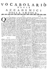 Vocabolario degli Accademici della Crusca - Venezia, presso Francesco Pitteri 1763 (legatura coeva)