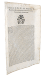 Bolla di Pio V sulla gestione della Fabbrica di San Pietro - Roma, Blado 1571 Bolla di Pio V sulla gestione della Fabbrica di San Pietro - Roma, Blado 1571