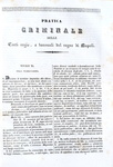 Tommaso Briganti - Pratica criminale con brevi note e comenti - Napoli 1842