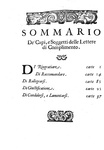 Arnaud d'Ossat - Lettere ai pr�ncipi di negotii politici - Venezia 1629 (prima edizione italiana)