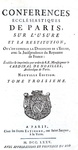 L'usura nel Settecento: Le Semelier - Conferences ecclesiastiques de Paris sur l'usure - Paris 1775 L'usura nel Settecento: Le Semelier - Conferences ecclesiastiques de Paris sur l'usure - Paris 1775