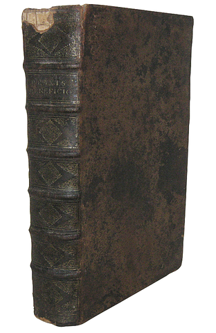 Pierre Rebuffi - Praxis beneficiorum - Parisiis 1664 (4 opere in un volume in folio) Pierre Rebuffi - Praxis beneficiorum - Parisiis 1664 (4 opere in un volume in folio)
