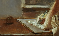 Haynes King - The love letter (la lettera d'amore) - 1870/75 (olio su tela) Haynes King - The love letter (la lettera d'amore) - 1870/75 (olio su tela)