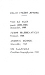 Leonardo Sinisgalli - Horror vacui - Roma, O.e.t. 1945 (rara e ricercata prima edizione) Leonardo Sinisgalli - Horror vacui - Roma, O.e.t. 1945 (rara e ricercata prima edizione)