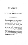Giovanni Battista Baldelli - Elogio di Niccol� Machiavelli - Firenze 1794 (prima edizione) Giovanni Battista Baldelli - Elogio di Niccol� Machiavelli - Firenze 1794 (prima edizione)