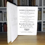Giovanni Pietro de' Crescenzi Romani - Il nobile romano ossia trattato di nobilt� - Bologna 1693 Giovanni Pietro de' Crescenzi Romani - Il nobile romano ossia trattato di nobilt� - Bologna 1693