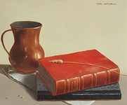 Tra Realismo magico e verit�: Piero Antonelli - La spiga. Composizione con libri antichi - 1965/70 Tra Realismo magico e verit�: Piero Antonelli - La spiga. Composizione con libri antichi - 1965/70