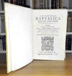 Jean Bodin - I sei libri della republica - Genova, Bartoli 1588 (rarissima prima edizione italiana)
