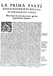 Una celebre fonte di storia milanese: Bernardino Corio - L'historia di Milano - Padova 1646 Una celebre fonte di storia milanese: Bernardino Corio - L'historia di Milano - Padova 1646
