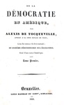 Alexis de Tocqueville - De la d�mocratie en Am�rique - 1835 (rara seconda edizione) Alexis de Tocqueville - De la d�mocratie en Am�rique - 1835 (rara seconda edizione)
