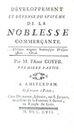 Il commercio nel '700: Coyer - Developpement et defense du systeme de la Noblesse commercante - 1757 Il commercio nel '700: Coyer - Developpement et defense du systeme de la Noblesse commercante - 1757