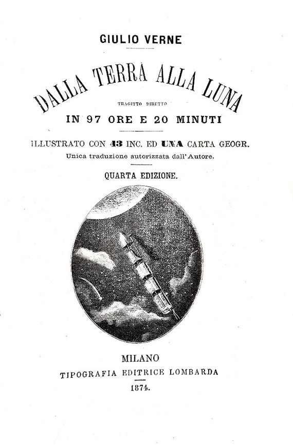 Jules Verne - Dalla terra alla luna. Tragitto diretto in 97 ore e 20 minuti - 1874 (con 43 figure) Jules Verne - Dalla terra alla luna. Tragitto diretto in 97 ore e 20 minuti - 1874 (con 43 figure)