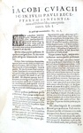 Umanesimo giuridico: Jacobus Cuiacius - Commentarii in iuris iustinianaei libros elementares - 1610 Umanesimo giuridico: Jacobus Cuiacius - Commentarii in iuris iustinianaei libros elementares - 1610