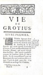 Jean Levesque de Burigny - Vie de Grotius avec l'histoire de ses ouvrages - 1752 (prima edizione) Jean Levesque de Burigny - Vie de Grotius avec l'histoire de ses ouvrages - 1752 (prima edizione)