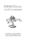 Giovanni Pascoli - Poemetti - Firenze, Paggi 1897 (rara prima edizione) Giovanni Pascoli - Poemetti - Firenze, Paggi 1897 (rara prima edizione)