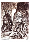 James Fenimore Cooper - L'ultimo dei mohicani - Roma, Belardetti 1945 (illustrazioni a tinta bistro)