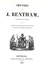 Un grande classico di diritto ed economia: Jeremy Bentham - Oeuvres - 1829/34 (magnifica legatura) Un grande classico di diritto ed economia: Jeremy Bentham - Oeuvres - 1829/34 (magnifica legatura)