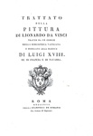 Leonardo da Vinci - Trattato della pittura tratto da un codice inedito - Roma 1817 (con 23 tavole)