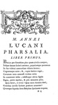 Lucanus - Pharsalia, cum supplemento Thom� Maii - Parisiis, Barbou 1767 (bella legatura coeva)