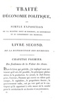 Un grande classico di economia: Jean Baptiste Say - Traite d'economie politique - A Paris 1814 Un grande classico di economia: Jean Baptiste Say - Traite d'economie politique - A Paris 1814