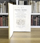 Pietro Bembo - Rime corrette, illustrate e accresciute - Bergamo, Pietro Lancellotti, 1745