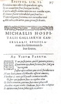 Un grande pensatore politico cinquecentesco: Michel de l'Hospital - Epistolarum seu sermonum - 1592 Un grande pensatore politico cinquecentesco: Michel de l'Hospital - Epistolarum seu sermonum - 1592
