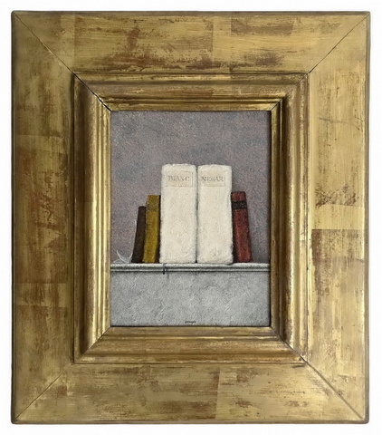 Il 'pittore senza errori': Armodio - Bianco e nero, 1994 (tempera su tavola - con due pubblicazioni) Il 'pittore senza errori': Armodio - Bianco e nero, 1994 (tempera su tavola - con due pubblicazioni)