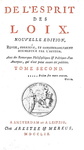 Montesquieu - De l'esprit des loix (& Defense) - Amsterdam 1759 (con 2 belle carte geografiche) Montesquieu - De l'esprit des loix (& Defense) - Amsterdam 1759 (con 2 belle carte geografiche)