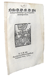 Bolla di Pio IV sulla dichiarazione di spoglio - Roma, Blado 1563 Bolla di Pio IV sulla dichiarazione di spoglio - Roma, Blado 1563