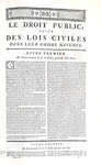 Jean Domat - Les loix civiles dans leur ordre naturel - Paris 1777 (edizione in folio) Jean Domat - Les loix civiles dans leur ordre naturel - Paris 1777 (edizione in folio)