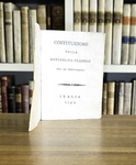 Costituzione della Repubblica Francese una e indivisibile - Venezia 1797 (rara traduzione italiana)
