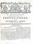 Il Corpus juris civilis di Giustiniano curato da Christoph H. Freiesleben (il Ferromontano) - 1775 Il Corpus juris civilis di Giustiniano curato da Christoph H. Freiesleben (il Ferromontano) - 1775