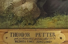 Theodor Josef Petter - Ritratto di un giovane con libro - 1848 (olio su tavola) Theodor Josef Petter - Ritratto di un giovane con libro - 1848 (olio su tavola)