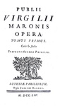 Virgilio - Opera (Eneide, Bucoliche, Georgiche e Poemi giovanili) - 1754 (con 17 bellissime tavole)