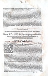 Bolla di Pio IV che disciplina i sacramenti e le competenze clericali - Roma, Blado 1562 Bolla di Pio IV che disciplina i sacramenti e le competenze clericali - Roma, Blado 1562