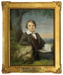 Theodor Josef Petter - Ritratto di un giovane con libro - 1848 (olio su tavola) Theodor Josef Petter - Ritratto di un giovane con libro - 1848 (olio su tavola)