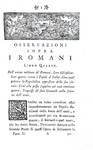Roma e gli antichi Romani: Mably - Osservazioni sopra i Romani - 1766 (prima edizione italiana) Roma e gli antichi Romani: Mably - Osservazioni sopra i Romani - 1766 (prima edizione italiana)