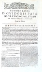 Guy Pape - Decisiones Grationopolitanae - Coloniae Allobrogum 1630 (edizione in folio)