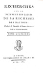 Un grande classico di economia: Adam Smith - Recherches sur la richesse des nations - Paris 1800 Un grande classico di economia: Adam Smith - Recherches sur la richesse des nations - Paris 1800