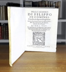Un classico della storia di Francia: Commynes - Delle memorie intorno alle principali attioni - 1640 Un classico della storia di Francia: Commynes - Delle memorie intorno alle principali attioni - 1640