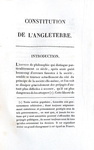 La costituzione inglese: Jean Louis de Lolme - Constitution de l'Angleterre - Paris 1822 La costituzione inglese: Jean Louis de Lolme - Constitution de l'Angleterre - Paris 1822